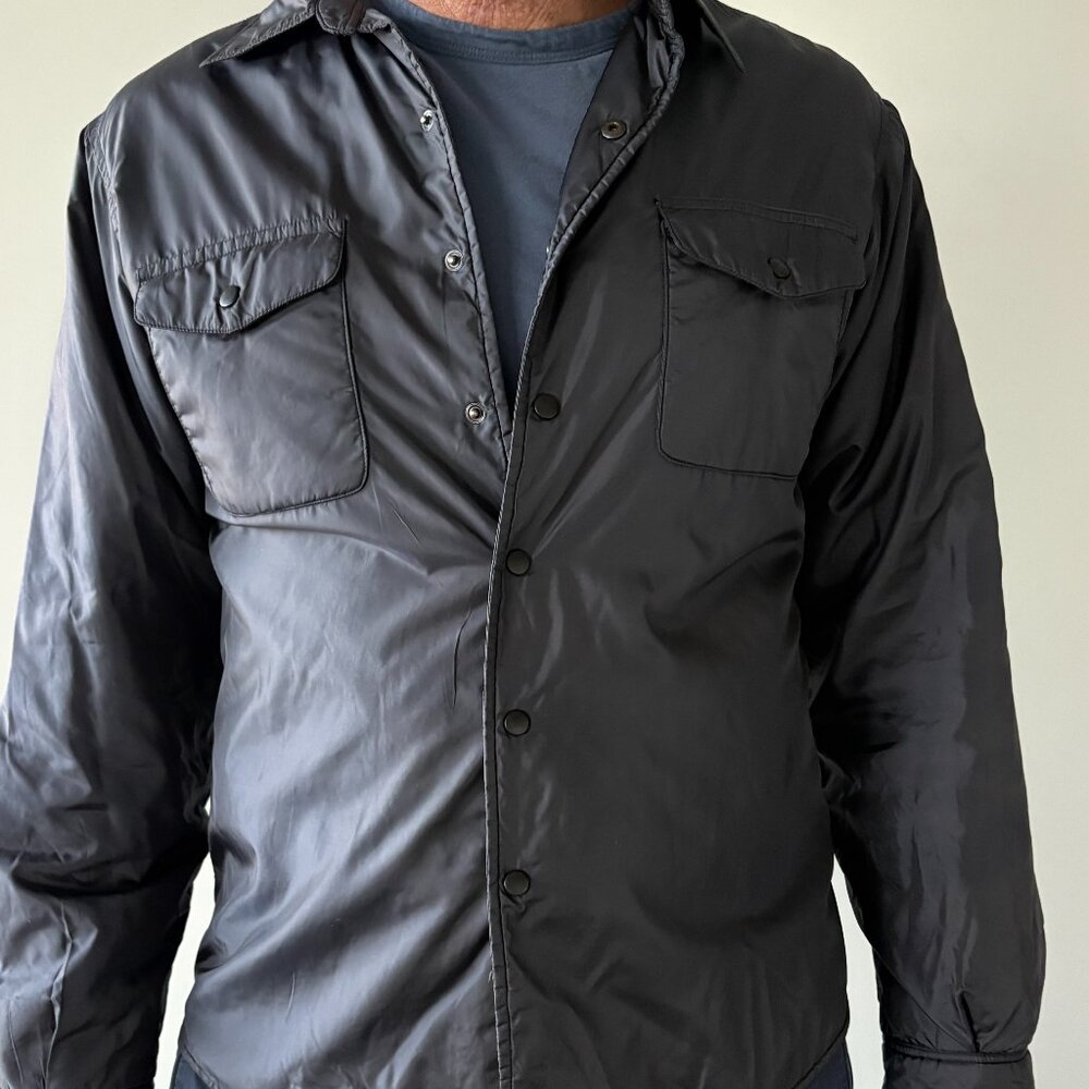 Men's Aspesi Black Nylon Shirt
